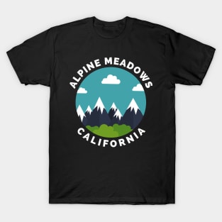 Alpine Meadows Ski Snowboard Mountain California Yosemite - Travel T-Shirt